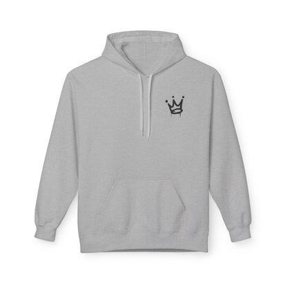 Graffiti 'KING' Hoodie — Streetwear Crown Logo Pullover