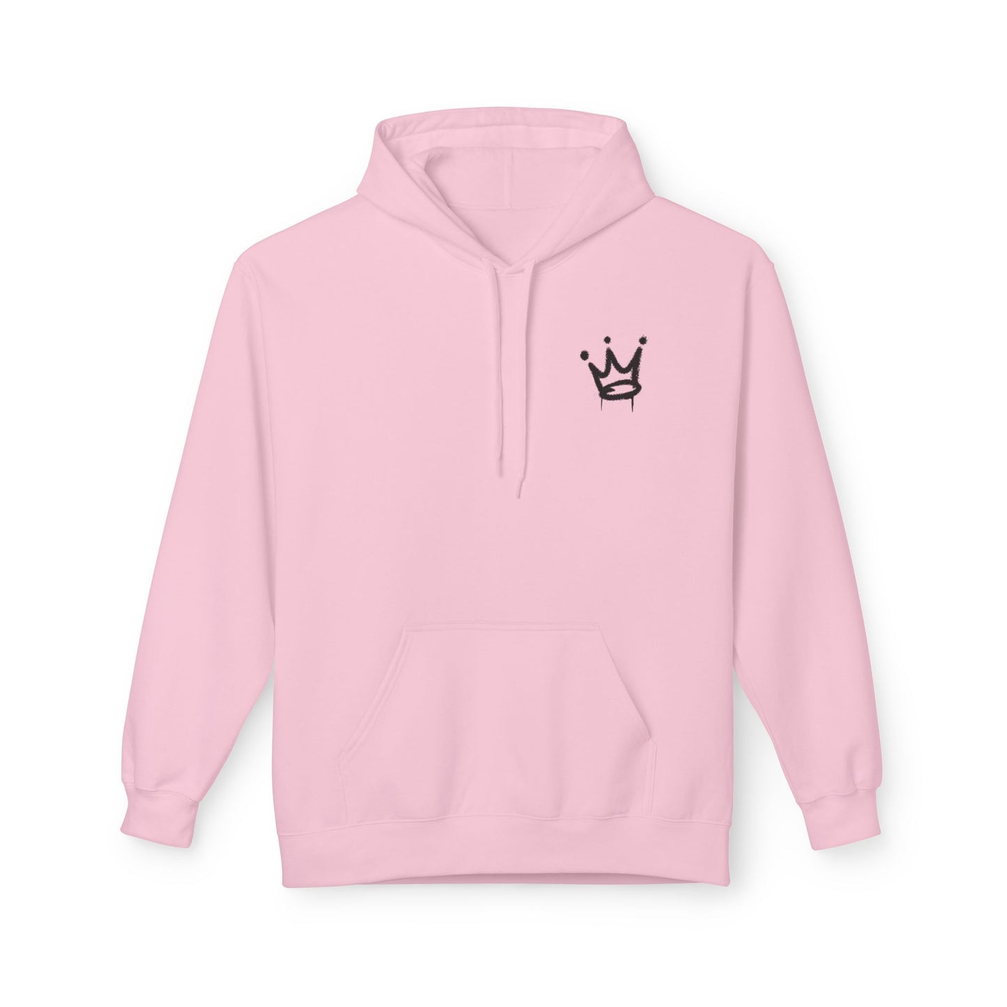 Graffiti 'KING' Hoodie — Streetwear Crown Logo Pullover