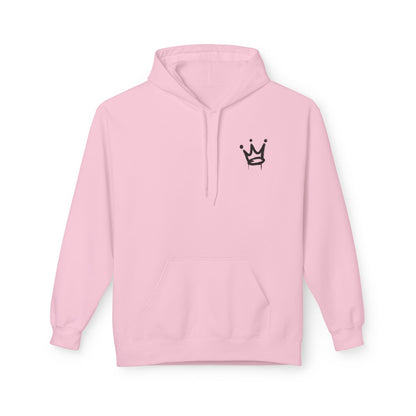 Graffiti 'KING' Hoodie — Streetwear Crown Logo Pullover