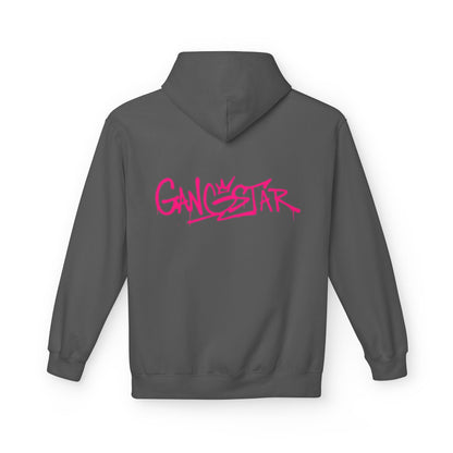 Gangstar Graffiti Hoodie – Pink Streetwear Fleece Pullover