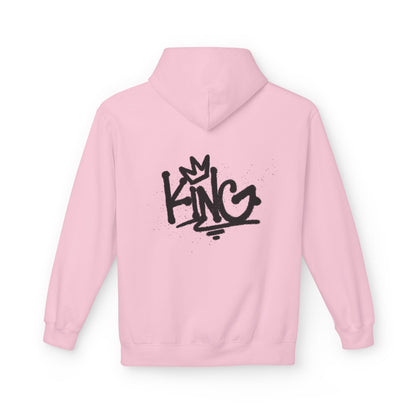 Graffiti 'KING' Hoodie — Streetwear Crown Logo Pullover