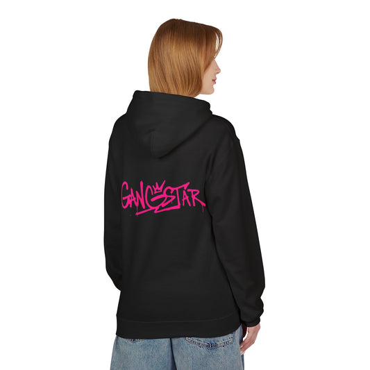 Gangstar Graffiti Hoodie – Pink Streetwear Fleece Pullover