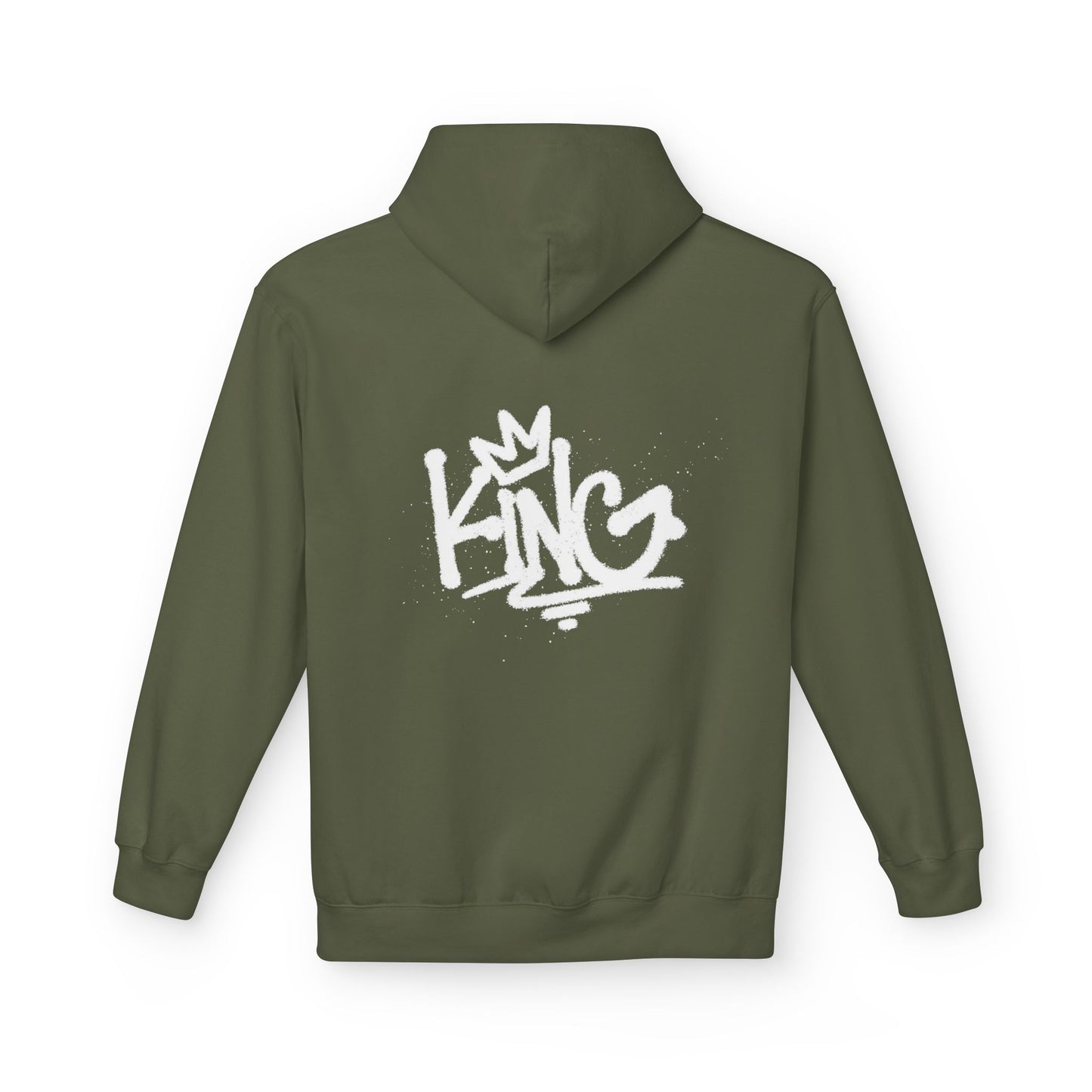 King Graffiti Hoodie – Streetwear Crown Logo Pullover