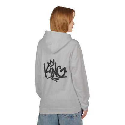 Graffiti 'KING' Hoodie — Streetwear Crown Logo Pullover