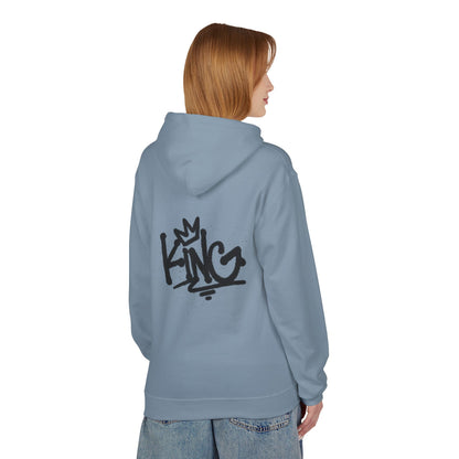 Graffiti 'KING' Hoodie — Streetwear Crown Logo Pullover