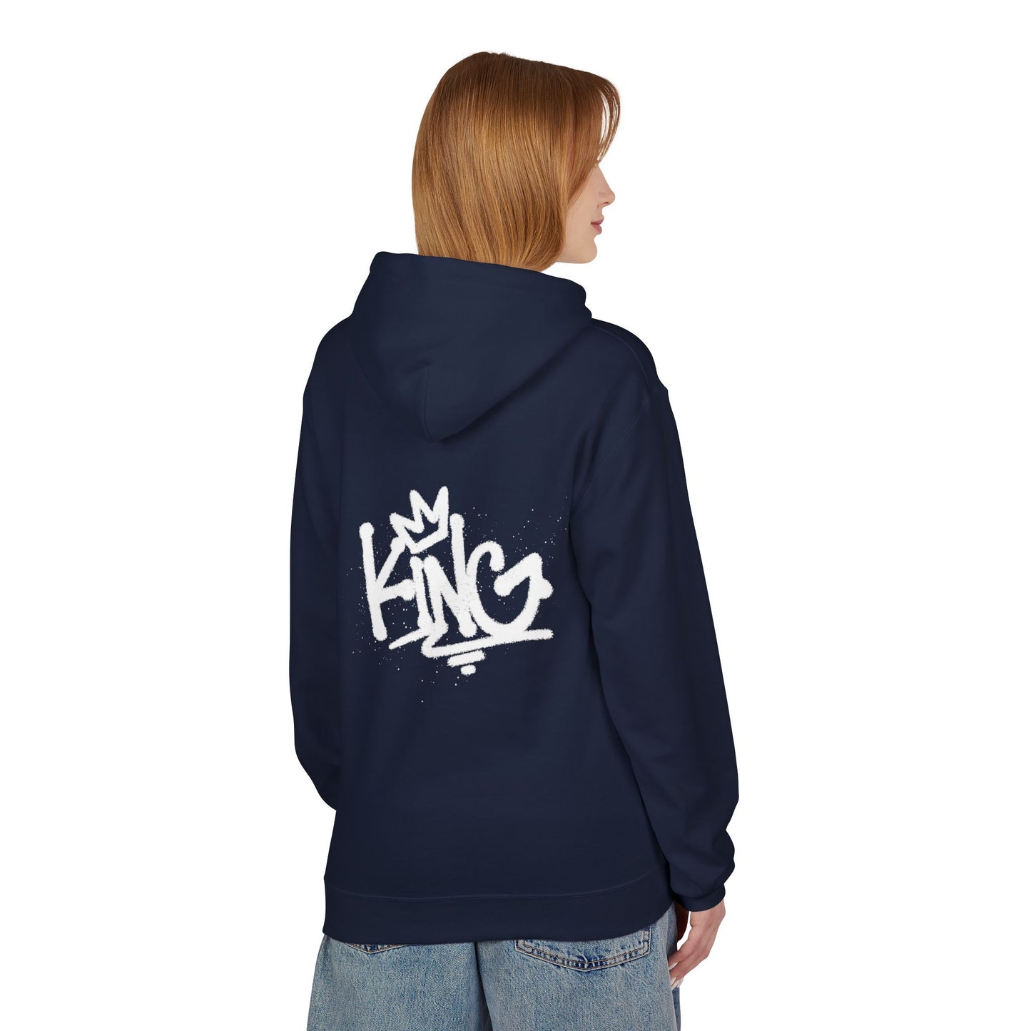 King Graffiti Hoodie – Streetwear Crown Logo Pullover