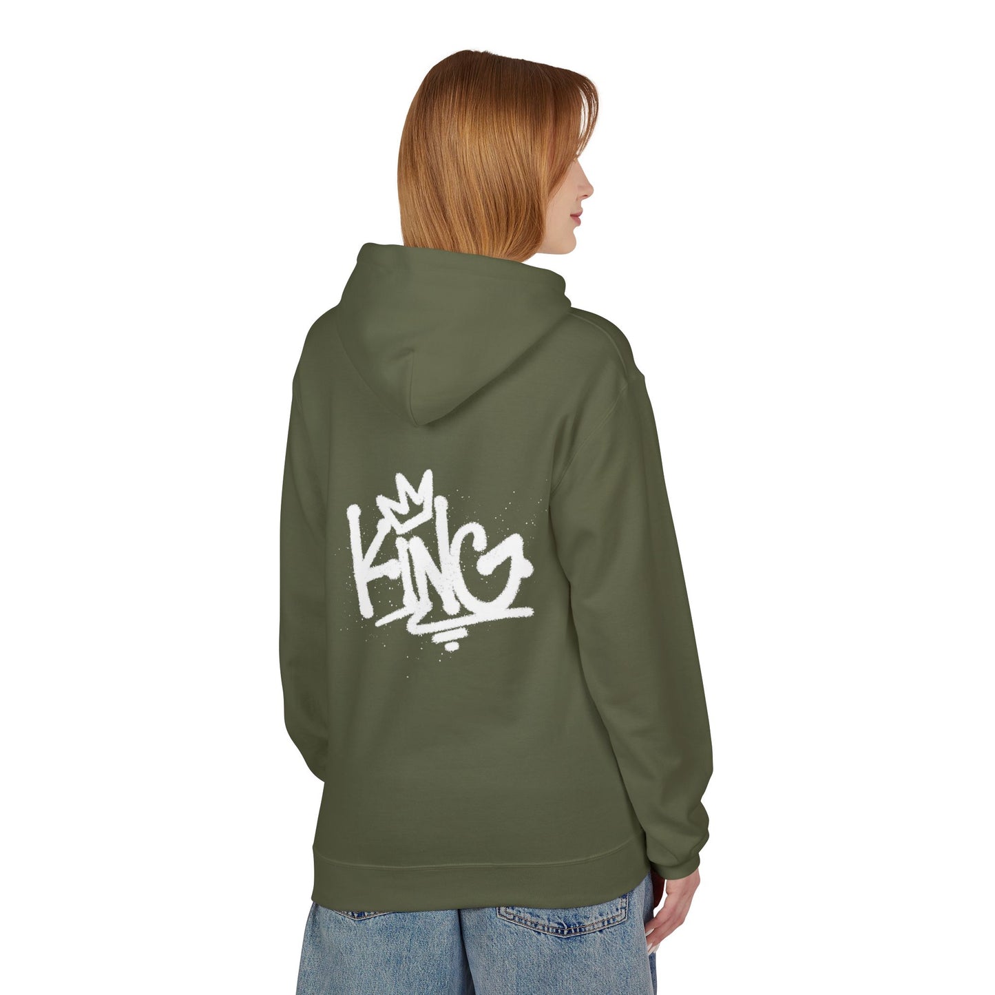 King Graffiti Hoodie – Streetwear Crown Logo Pullover