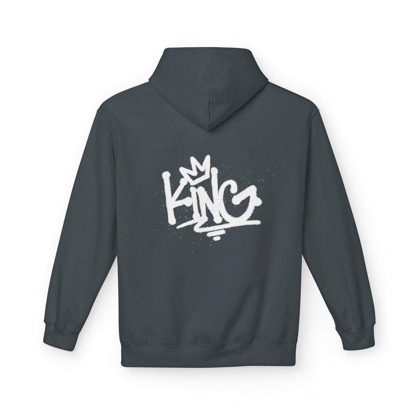 King Graffiti Hoodie – Streetwear Crown Logo Pullover