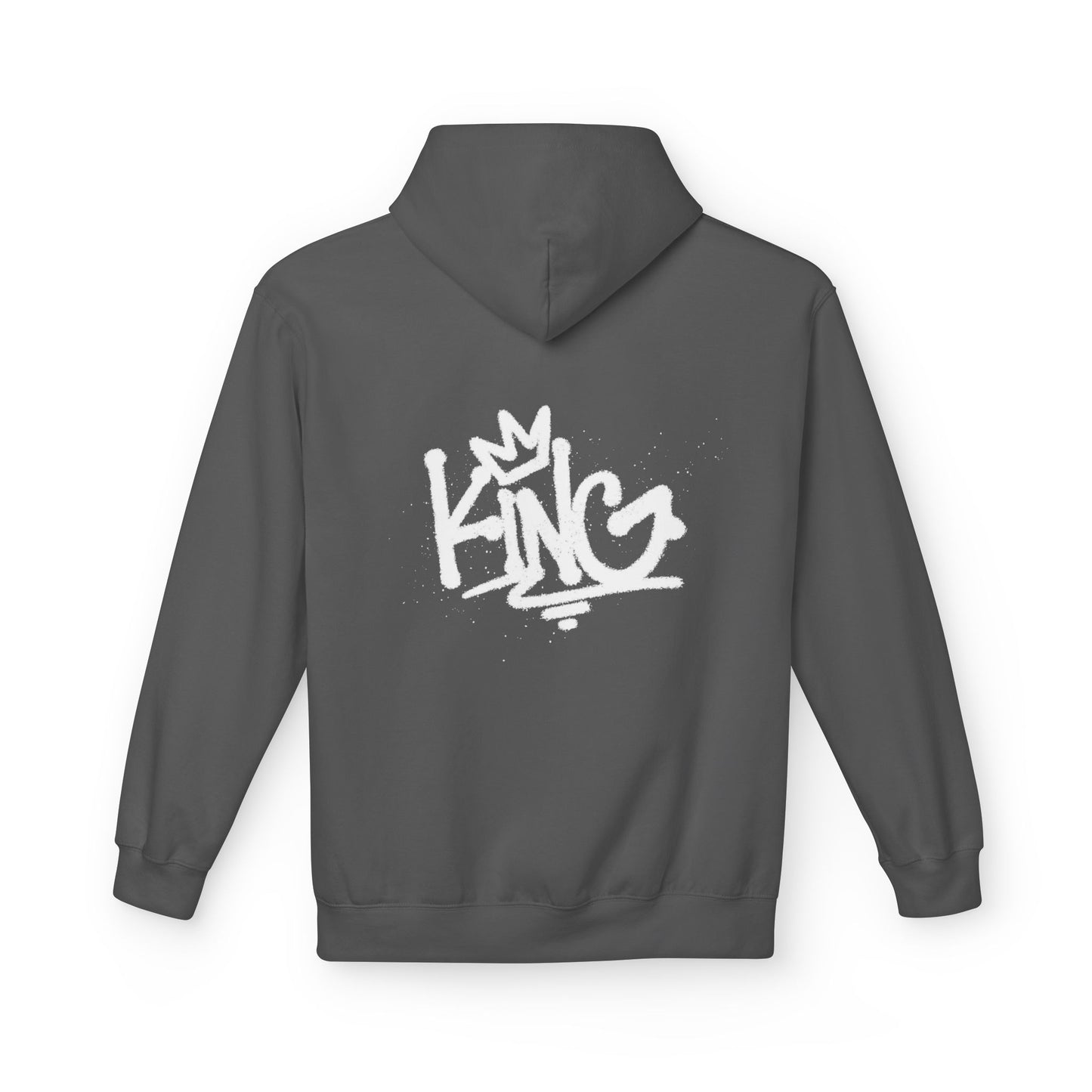 King Graffiti Hoodie – Streetwear Crown Logo Pullover