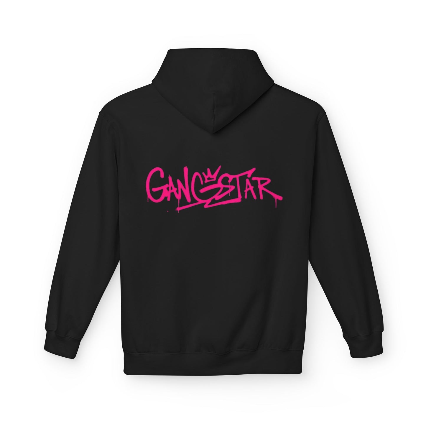 Gangstar Graffiti Hoodie – Pink Streetwear Fleece Pullover