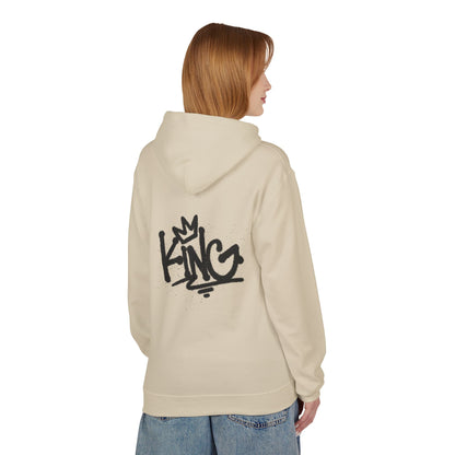 Graffiti 'KING' Hoodie — Streetwear Crown Logo Pullover