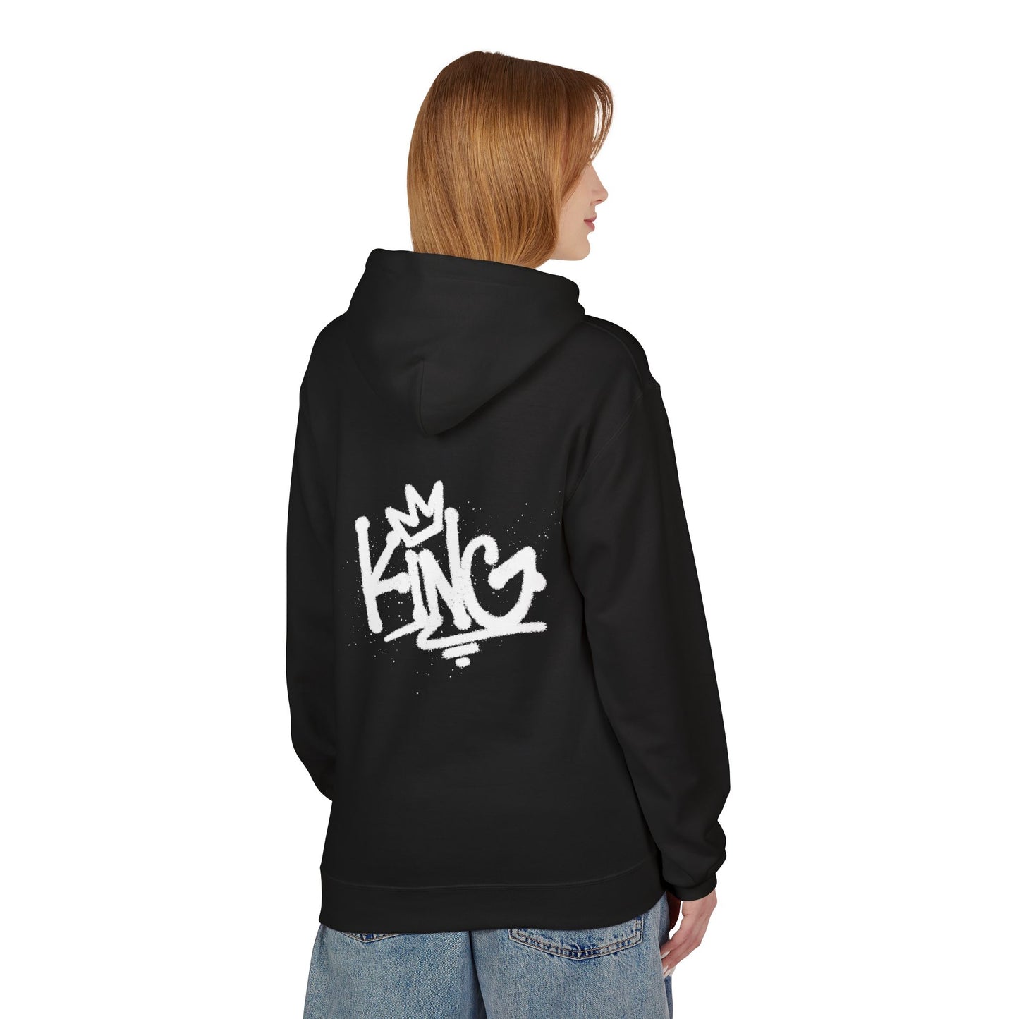 King Graffiti Hoodie – Streetwear Crown Logo Pullover