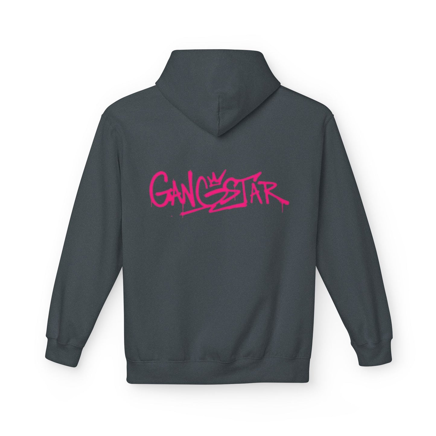 Gangstar Graffiti Hoodie – Pink Streetwear Fleece Pullover