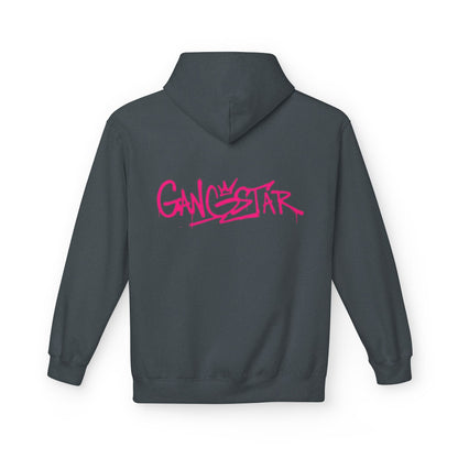 Gangstar Graffiti Hoodie – Pink Streetwear Fleece Pullover