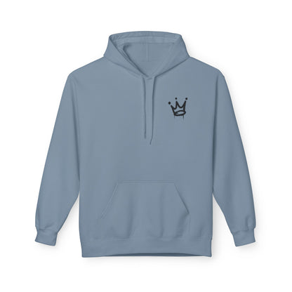 Graffiti 'KING' Hoodie — Streetwear Crown Logo Pullover