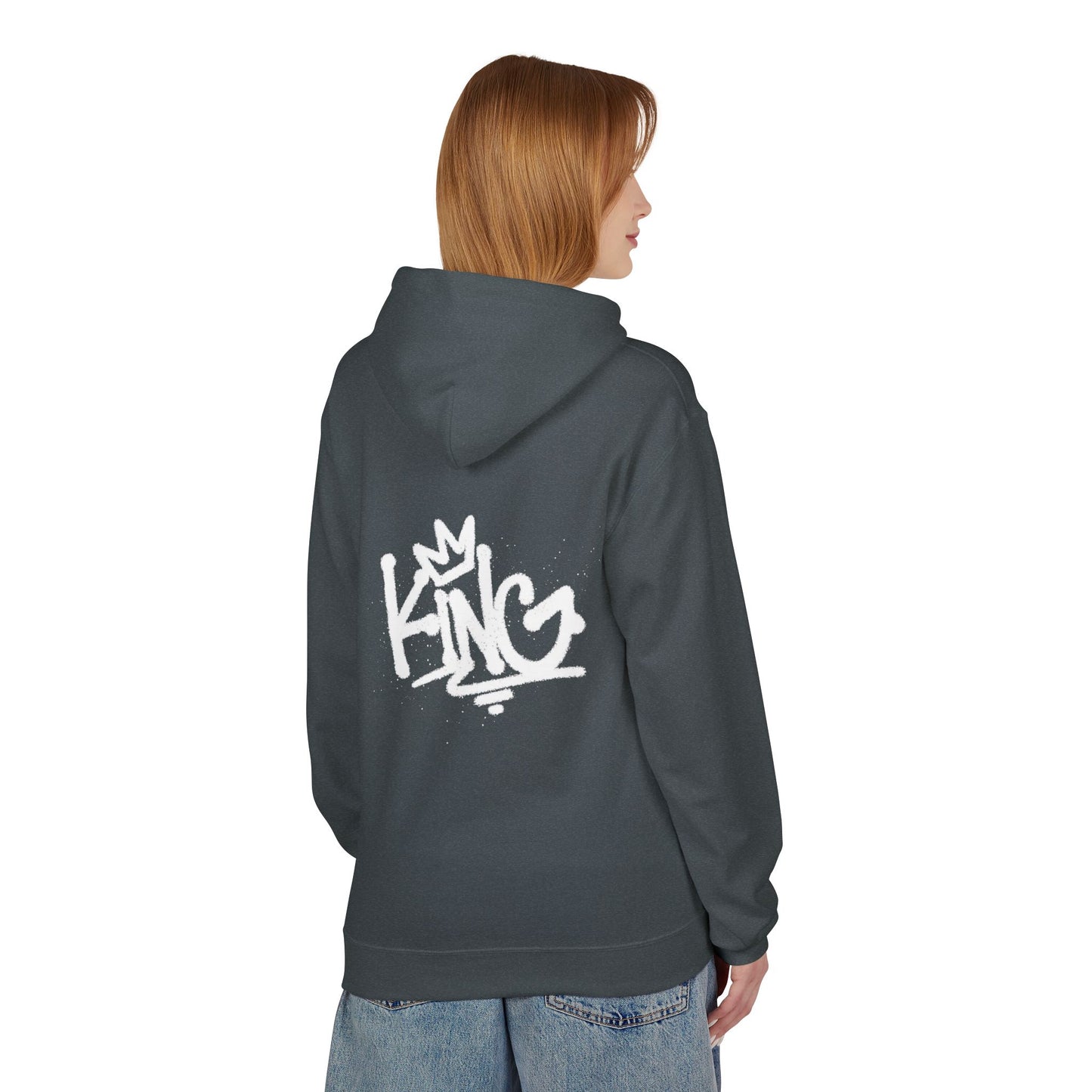 King Graffiti Hoodie – Streetwear Crown Logo Pullover