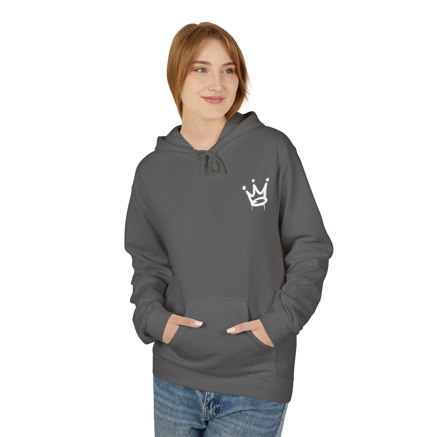 King Graffiti Hoodie – Streetwear Crown Logo Pullover