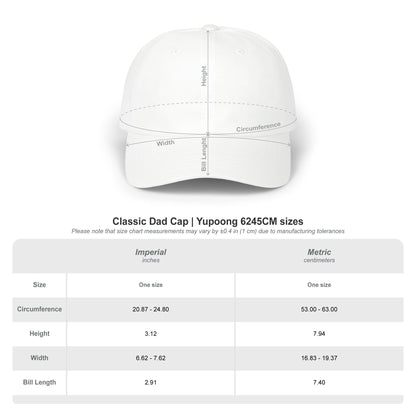 Crown Sketch Dad Cap — Minimal Graffiti Crown Baseball Hat